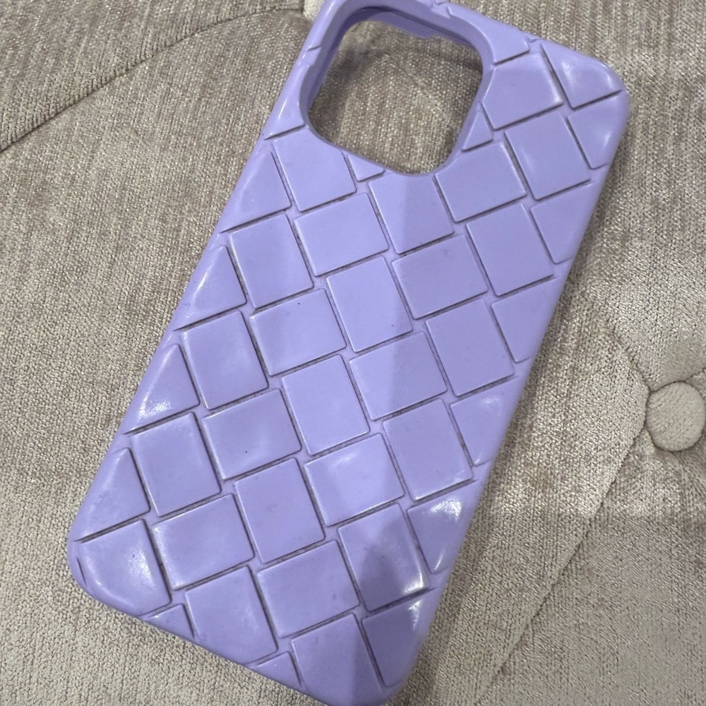 Purple Bottega Phone Case